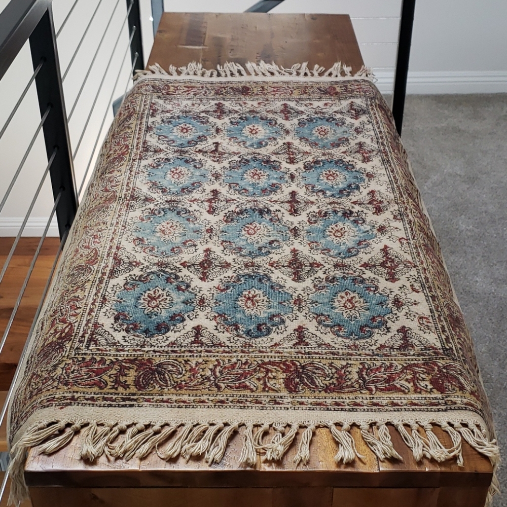 🕉 Vintage Indian Rug by Kashi